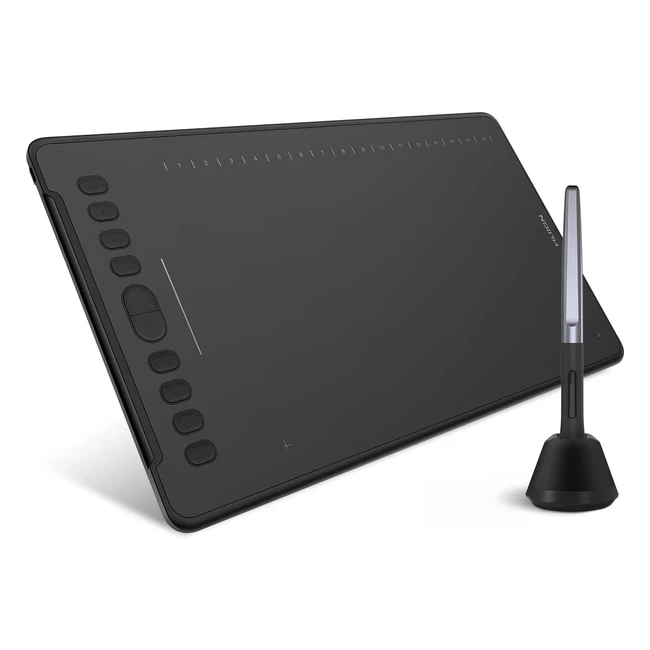 Tablette graphique Huion Inspiroy H1161 avec bande tactile, 11 x 6875 pouces, compatible Android Mac PC Linux