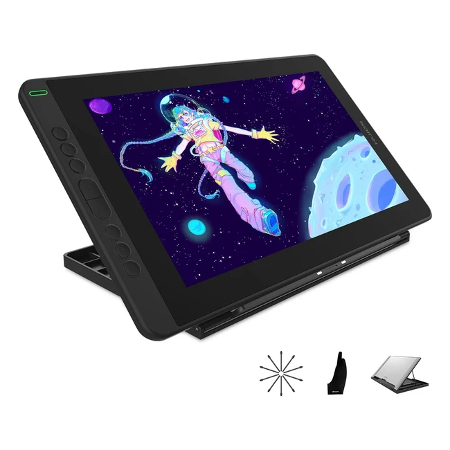 Tablette graphique Huion Kamvas 13 - Écran laminé, stylo PW517, Android, violet