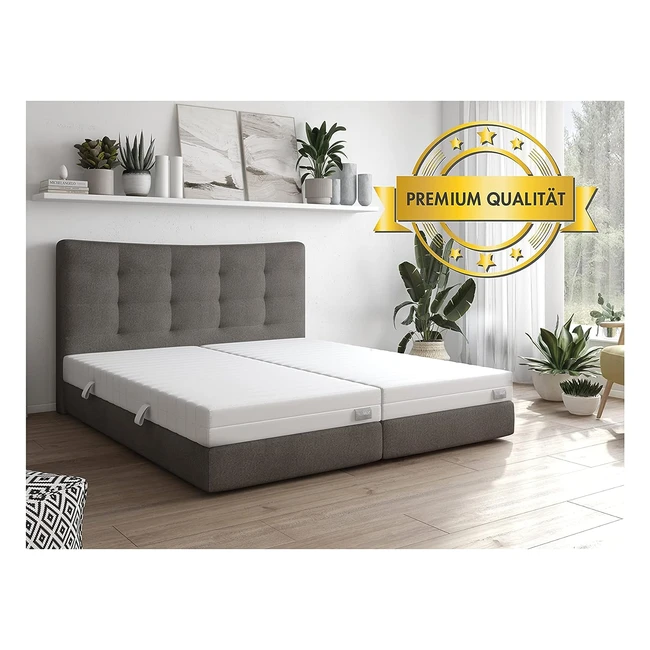 Traumnacht Basic 2in1 Duo 7Zone Kaltschaummatratze Härte 2 und 3 Ökotex zertifiziert 90 x 200 cm Höhe 13 cm