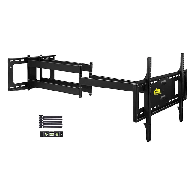 Soporte de Pared TV Largo Alcance 109cm - Brazo Articulado Doble - Inclinación Movimiento Completo - TV 42-90 pulgadas - Carga 60kg - VESA 600x400mm