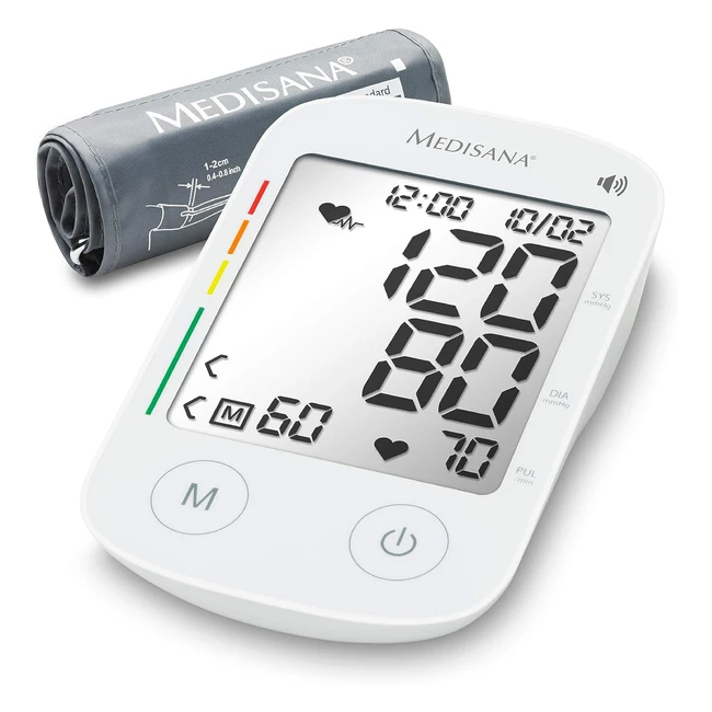 Medisana BU 535 Voice Oberarm-Blutdruckmessgert Przise Blutdruck- und Pulsme