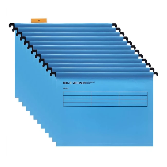 Paquete 12 Carpetas Colgantes Polipropileno A4 Azul