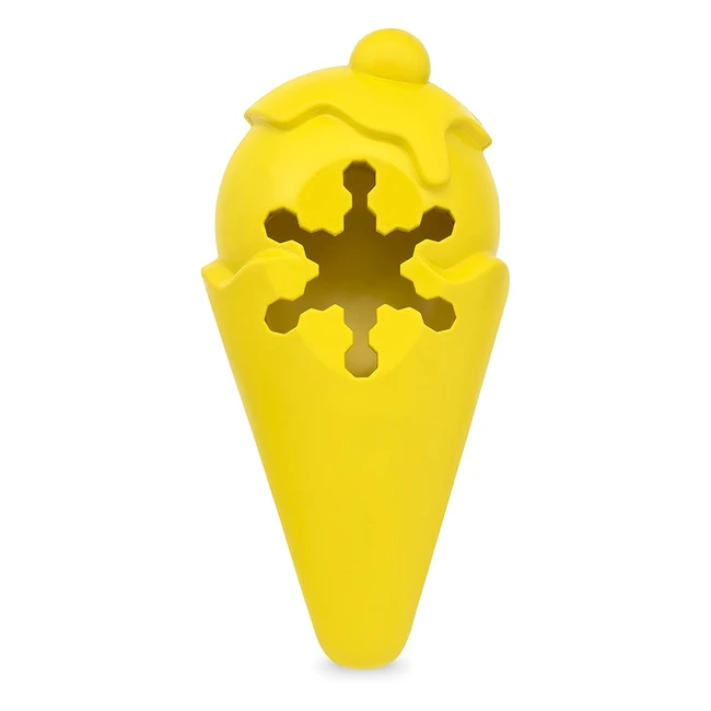 PetSafe Treat Holding Toy - Ice Cream, BPA-Free Rubber, French Vanilla Scented