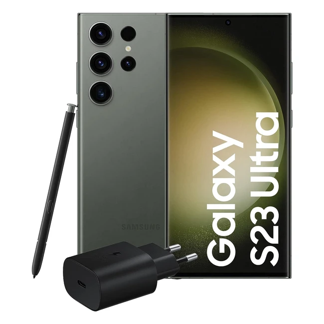 Samsung Galaxy S23 Ultra Smartphone Android Caricatore Incluso Dynamic Amoled 2X Fotocamera 200MP RAM 12GB 512GB 5000mAh Verde Green