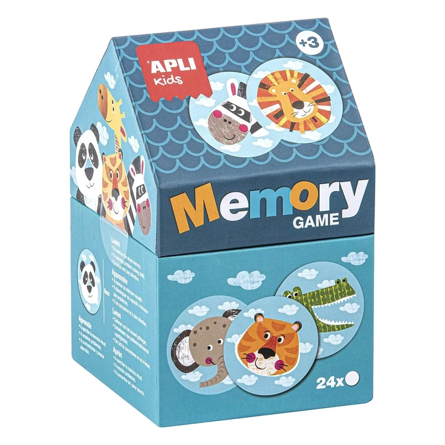 ¡Diviértete con el Memory Casita Safari! APLI Kids 16820