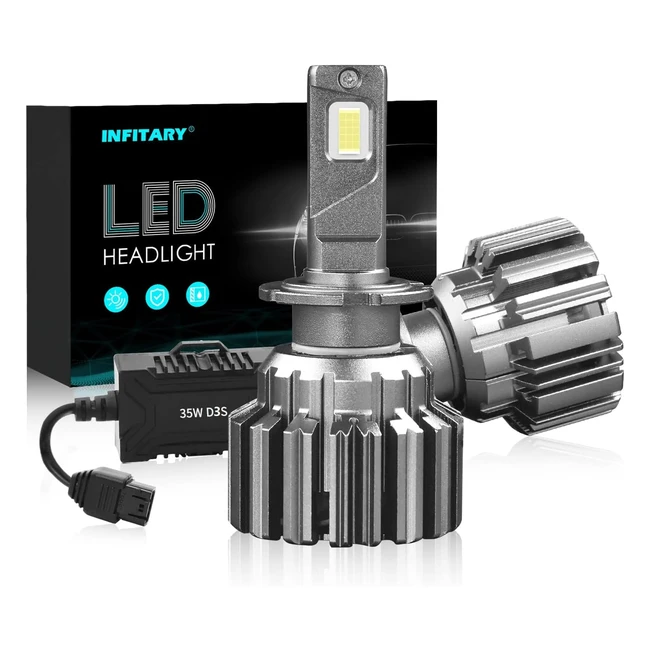 Infitary Lampadine LED per Esterno Impermeabile D3S LED D Serie - Alta Luminosità