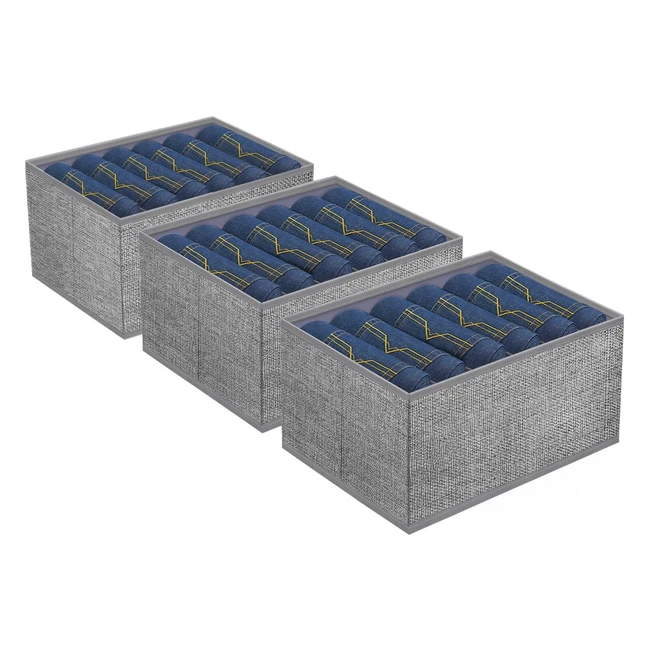 Organizer Armadio Wangirl Salvaspazio Pantaloni Lavabili - Ordine e Pulizia - 3 Pezzi