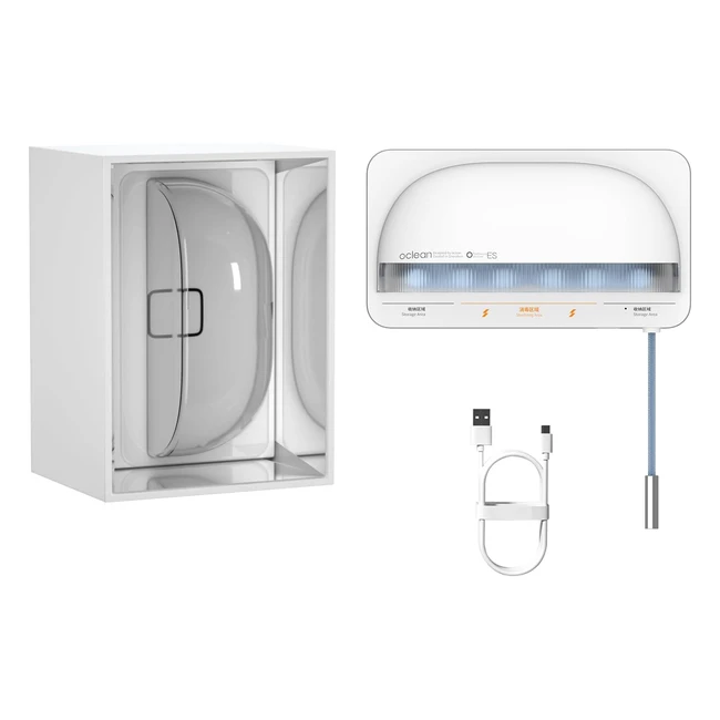 Oclean S1 Toothbrush UVC Sterilizer - 999 Sterilizing Rate AutoSterilizing Wh