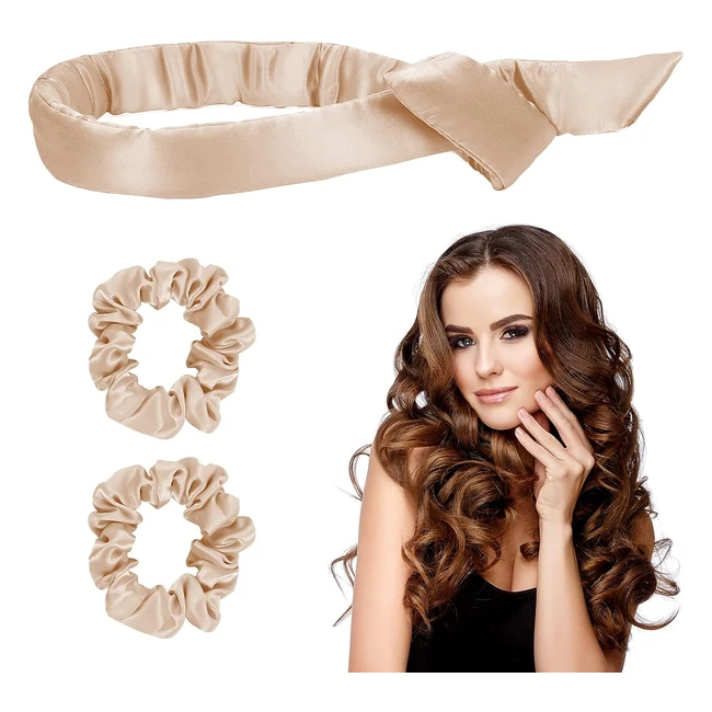 Set Bigodini Sleepy Waves URAQT - Senza Calore, Facile da Usare - Capelli Sani