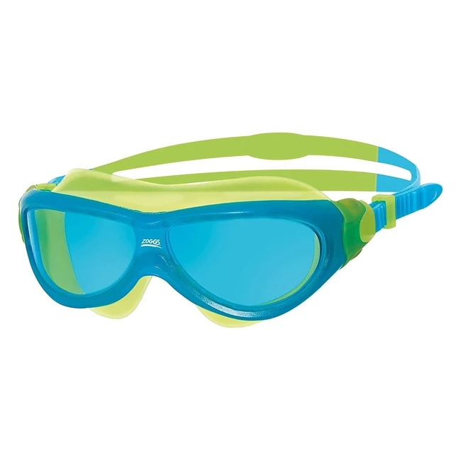 Zoggs Phantom Junior Swimming Goggles - UV Protection, Quick Adjust Straps, Fog-Free Lenses