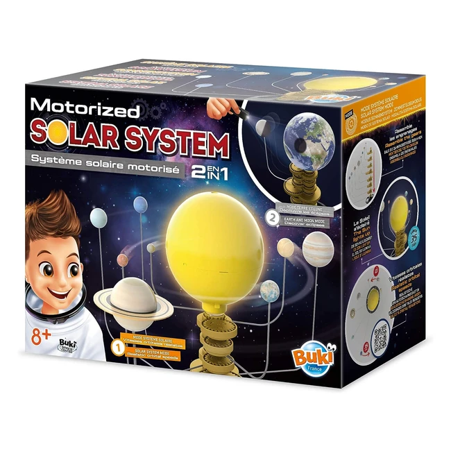 Buki 7255 Système Solaire Motorisé - Découvre les 8 planètes
