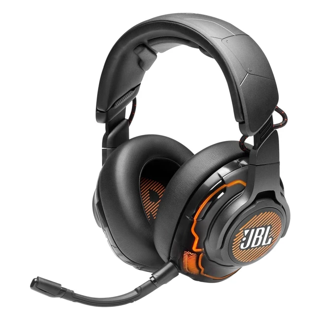 Casque Gaming JBL Quantum One avec Headtracking - Réduction de bruit - Optimisé pour PC et Consoles - Noir