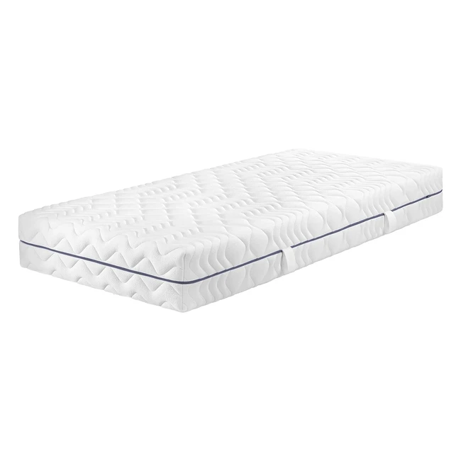 Badenia Bettcomfort Trendline BT1000 7-Zonen-Tonnen-Taschenfederkernmatratze, Stiftung Warentest Testnote Gut, Härtegrad 3 (H3), 140 x 200 cm, ÖkoTex-zertifiziert