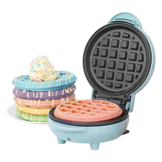 Giles Posner Mini Waffle Maker - Nonstick Iron Machine for Belgian  American St
