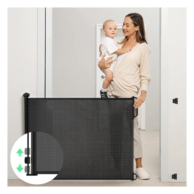 Barrière de sécurité enfant extra large 140 cm - Momcozy
