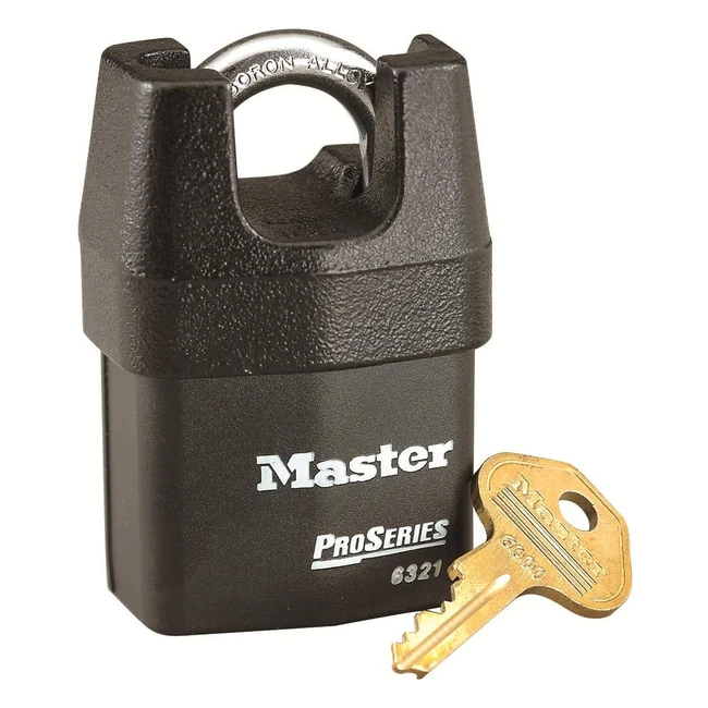 Cadenas haute sécurité étanche Master Lock clé 6321EURD - Idéal pour les transports et l'industrie