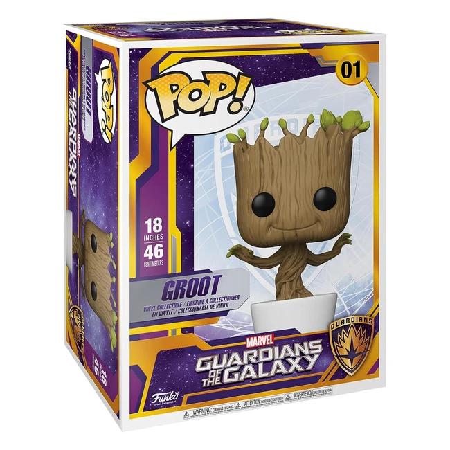 Funko Pop Marvel Guardians of the Galaxy 18 Dancing Groot - Figurine en Vinyle