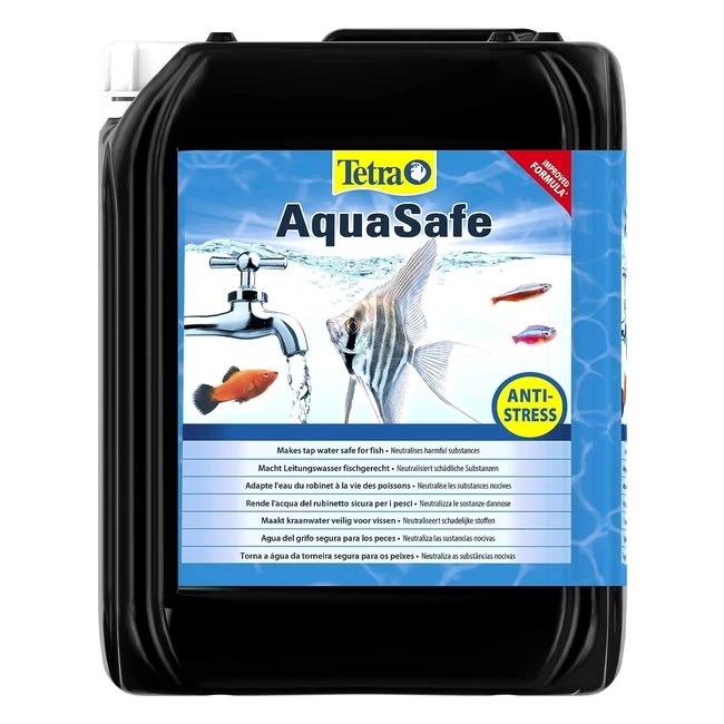 Tetra Aquasafe - Turn Tap Water into Safe and Healthy Water for Fish and Plants 