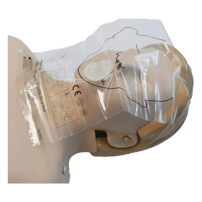 Hypaguard Training Manikin Resuscitation Face Shields - Roll of 36 - Latex-Free