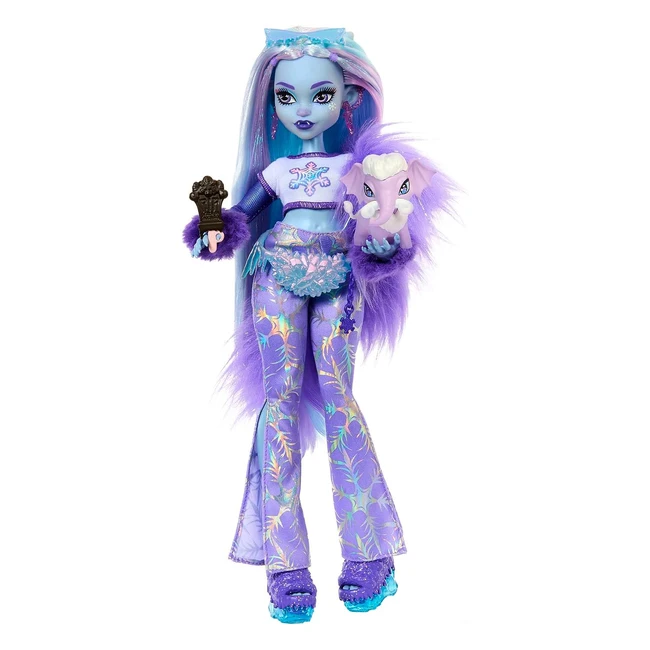 Monster High Abbey Bominable Mueca Articulada con Mascota y Accesorios de Moda - Juguetes 4 Aos