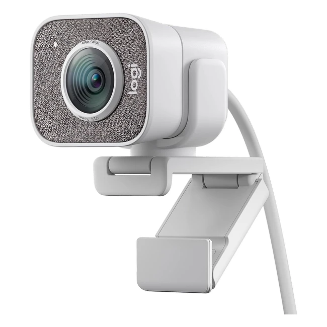 Logitech StreamCam Webcam für Live-Streaming und Content Creation | Full HD 1080p bei 60 fps | Smart Auto Focus | USB-C | Weiß