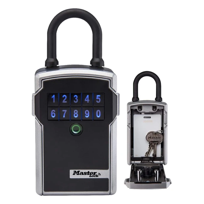 Master Lock Portable Smart Connected Key Safe - Bluetooth or Combination - Medium - 183 x 83 x 59 mm