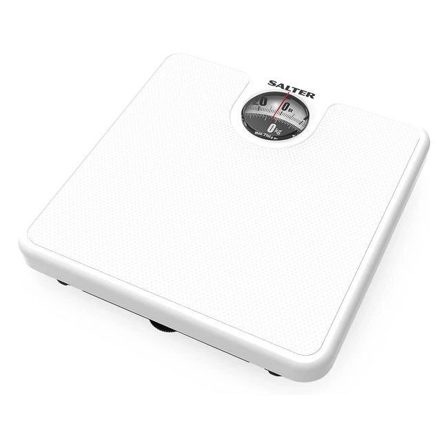Balance mécanique Salter 489JS WHDR - Mesure précise en pierres et en kilogrammes - Aucune pile requise