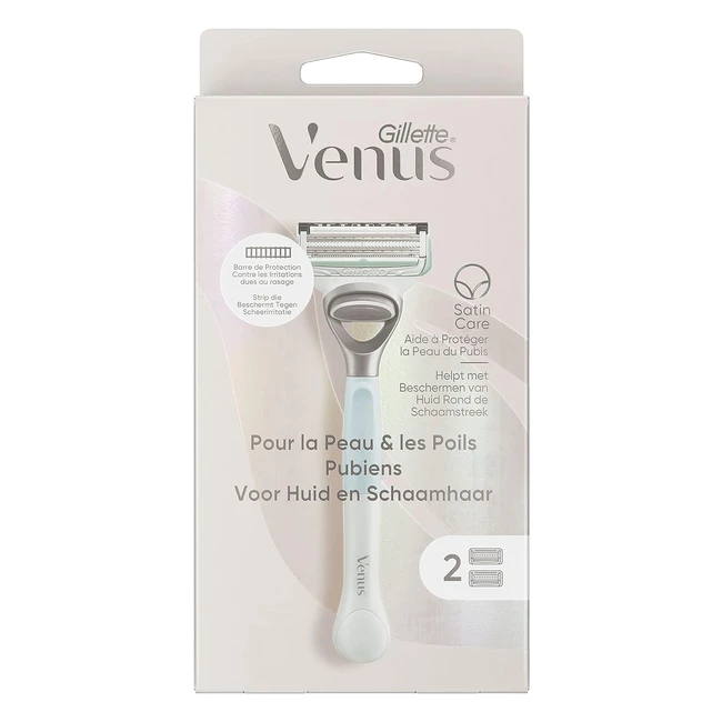 Rasoir Gillette Venus pour Femme - Protège et Rase en Douceur - Réf. 2 lames