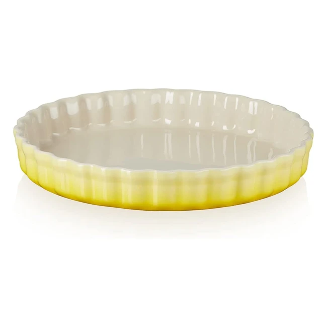Le Creuset Heritage Fluted Flan Dish 28cm - Ideal for Flans Tarts Pies or Qui