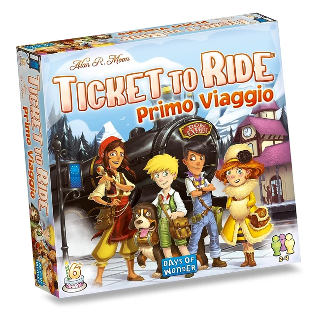Ticket to Ride Primo Viaggio - Gioco da tavolo per tutta la famiglia - 24 giocat