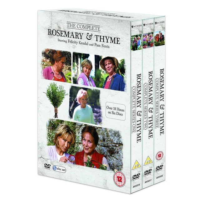 Rosemary and Thyme Série Complète 13 Édition Royaume-Uni Import - Livraison Gratuite