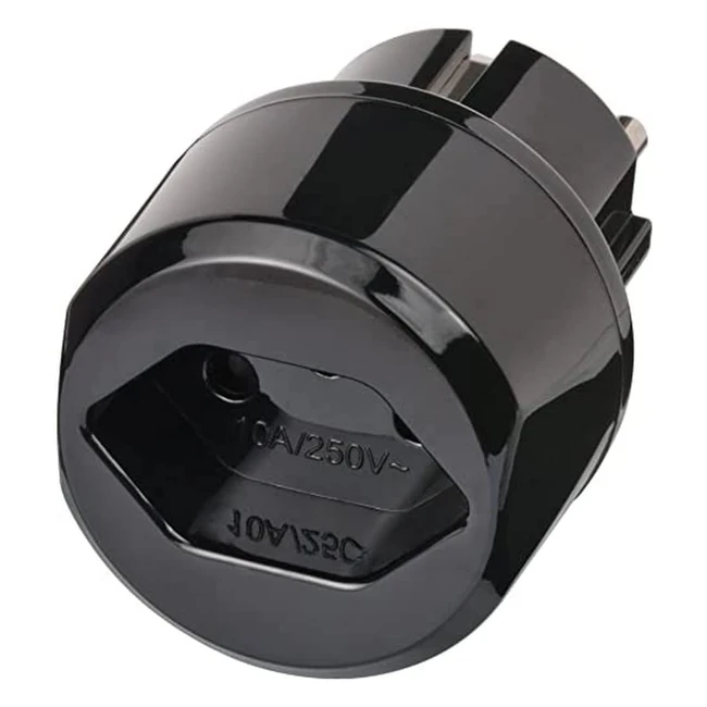 Adattatore da viaggio Brennenstuhl CH DE - Protezione da contatto aumentata