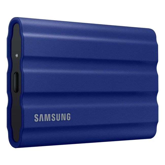 Samsung T7 Shield Portable SSD 2TB USB 3.2 Gen2 External SSD - Blue | MU-PE2T0REU
