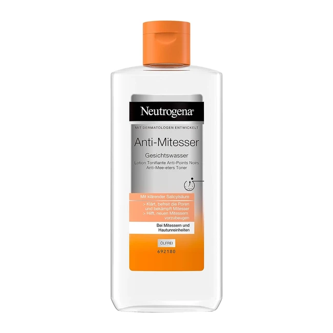 Neutrogena Visibly Clear Anti-Blackhead Gesichtswasser 200ml - Klärendes Gesichtsreinigungswasser gegen Unreinheiten und Mitesser