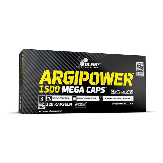 OLIMP Argipower 1500 Mega Caps OLI10013031501 12000 - Hochkonzentrierte L-Argini