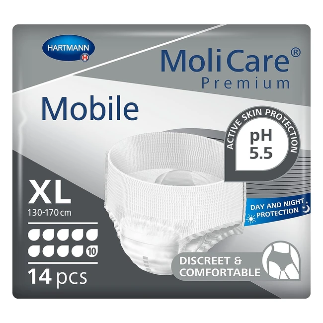 Molicare Mobile Paales Adultos Incontinencia Severa 10 Gotas XL 14 Unidades