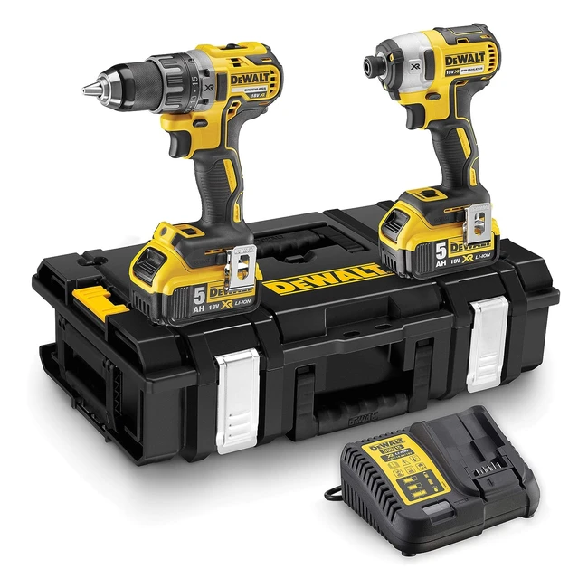 Kit Taladro Percutor y Atornillador Impacto XR 18V Dewalt DCK266P2QW