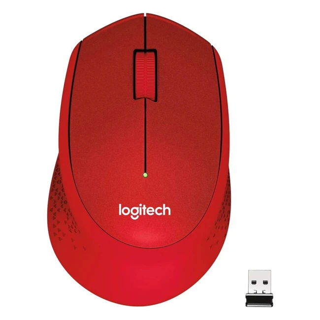 Logitech M330 Silent Plus Wireless Mouse - 2.4GHz, USB Nano Receiver, 1000 DPI, 2-Year Battery Life
