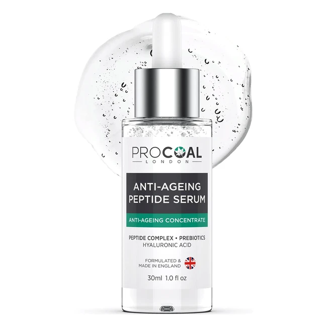 Procoal Argireline Serum 30ml - Anti-Ageing Peptide Serum with Hyaluronic Acid