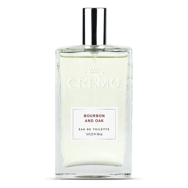 Cremo Eau de Toilette for Men 100ml - Bourbon Oak Spicy Perfume - Gift for Men