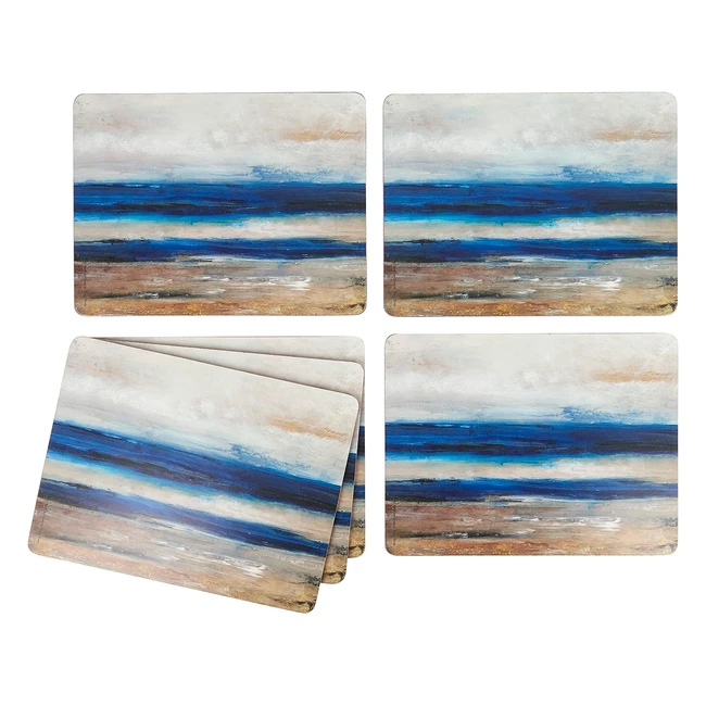 Juego de 6 manteles individuales de corcho con diseño de vinos - Creative Tops