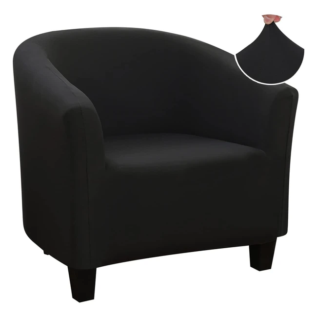 Copripoltrona Nero 1 Posto Elastico Rimovibile Universale - JAOTTO