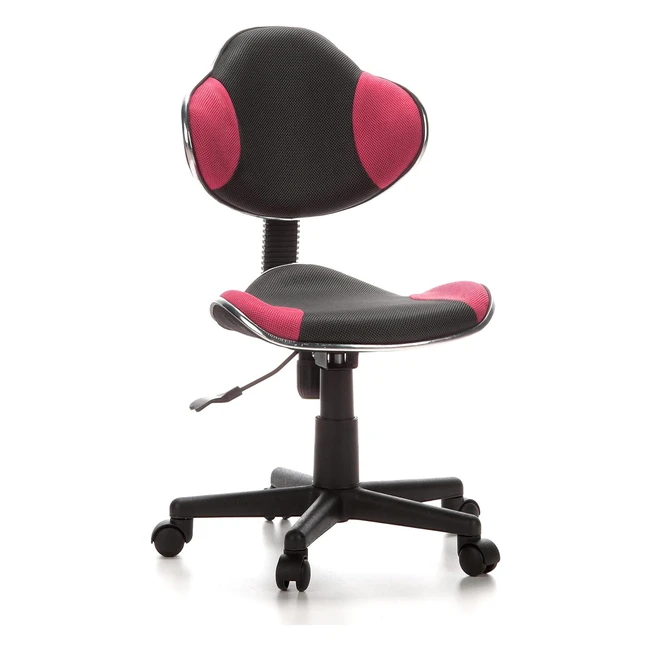 hjh office Kiddy GTI Kinder Bürostuhl, modernes Schalensitz Design, empfohlenes Alter 8-11 Jahre