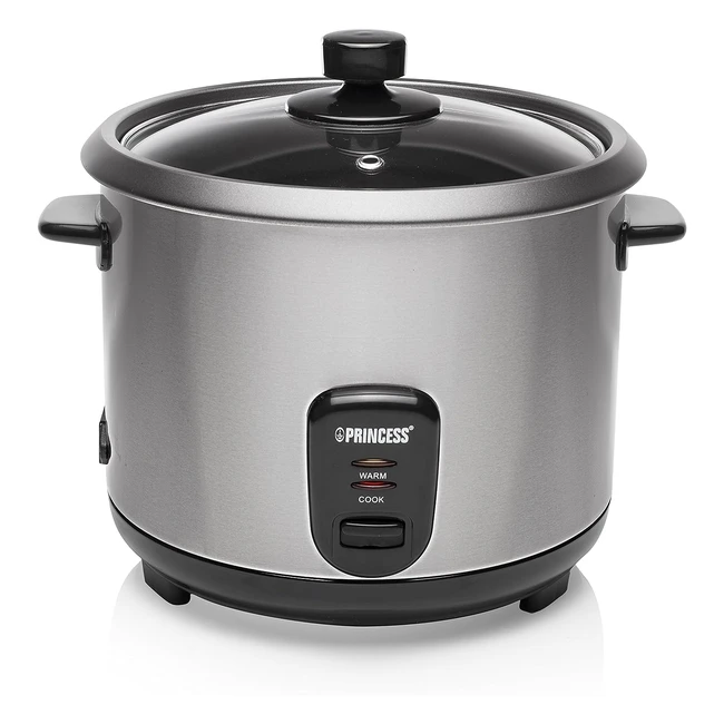 Arrocera Princess 0127195001001 - Antiadherente - Acero Inoxidable - 18L