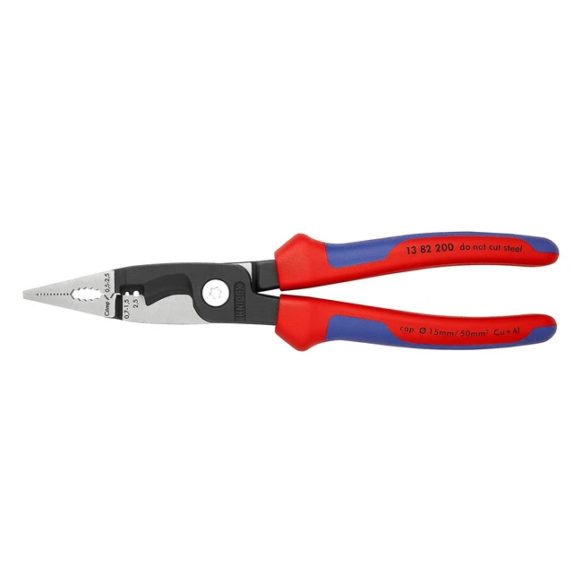 Alicate Knipex 200mm Negro Atramentado Multifuncional