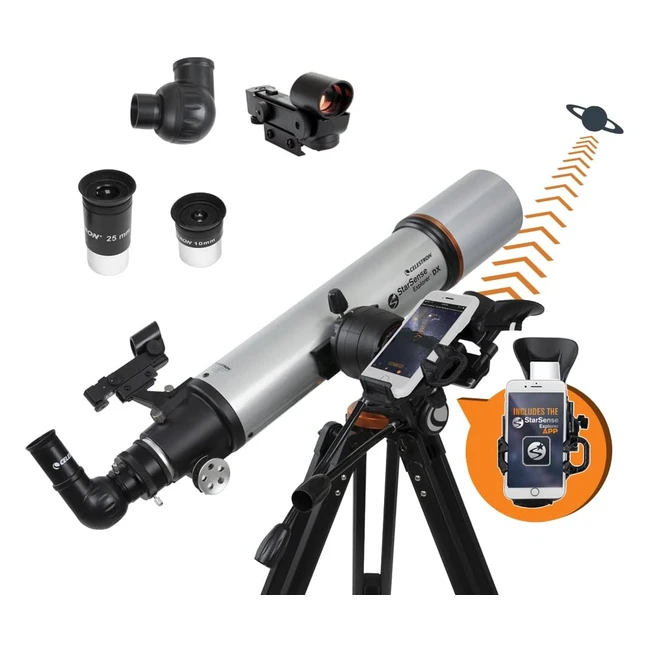 Celestron 22460 StarSense Explorer DX 102AZ - Smartphone kompatibles Refraktorte