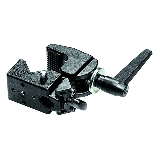Manfrotto 035 Superclamp, Aluminium, Schwarz, Universeller Befestigungsmechanismus