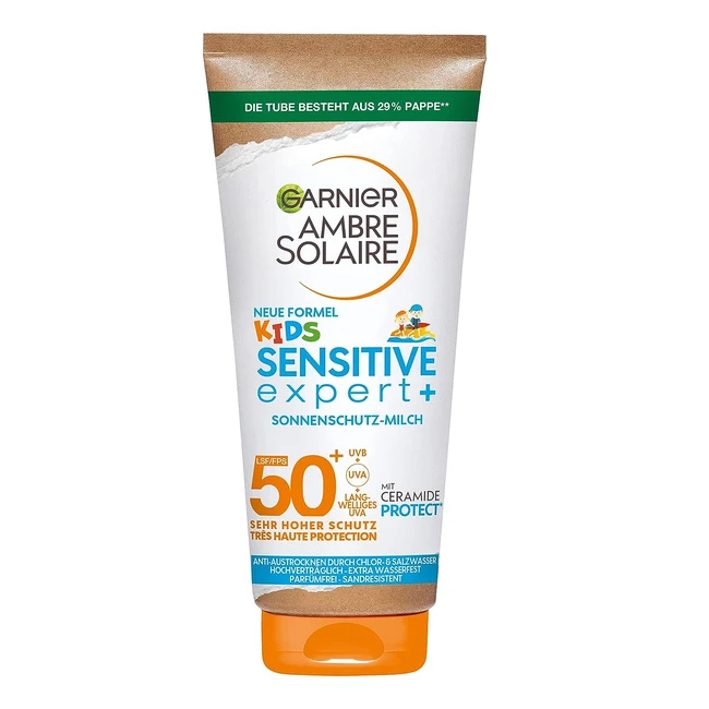 Garnier Sonnenschutzmilch LSF 50 fr Kinder - Sonnencreme mit hohem Schutz - An