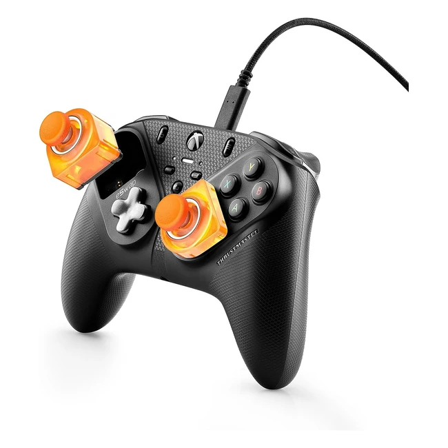 Thrustmaster eSwap S Pro Controller - Limited Edition - Xbox Series XS - LED Orange Crystal - Officially Licensed - #1 for Gamers