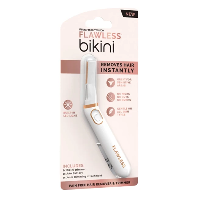 Finishing Touch Flawless Bikini Trimmer - Painless Hair Removal for Women